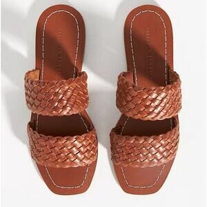 Loeffler Randall Leather Slide Sandals Size 6